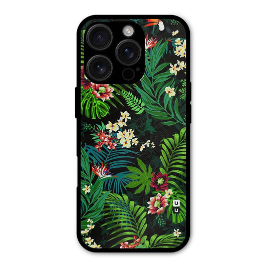 Green Leaf Design Shockproof Hybrid Protection (Metal + TPU) Back Case Cover