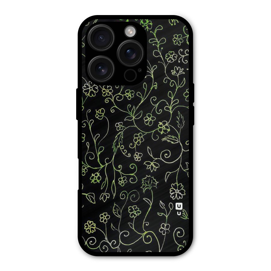 Green Leaves Shockproof Hybrid Protection (Metal + TPU) Back Case Cover