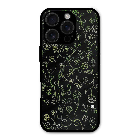 Green Leaves Shockproof Hybrid Protection (Metal + TPU) Back Case Cover