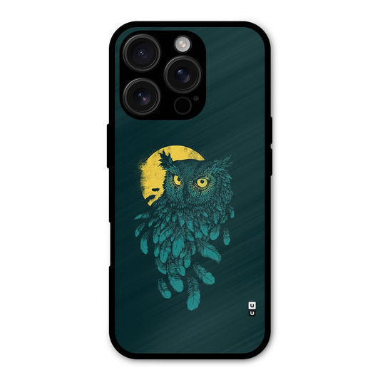 Green Owl Shockproof Hybrid Protection (Metal + TPU) Back Case Cover