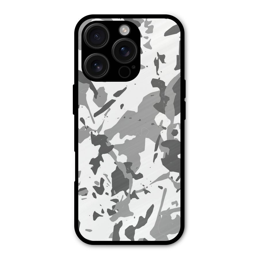 Grey Camouflage Army Shockproof Hybrid Protection (Metal + TPU) Back Case Cover