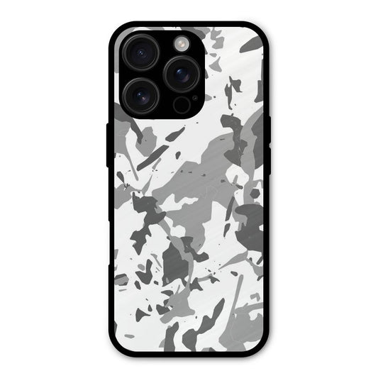 Grey Camouflage Army Shockproof Hybrid Protection (Metal + TPU) Back Case Cover