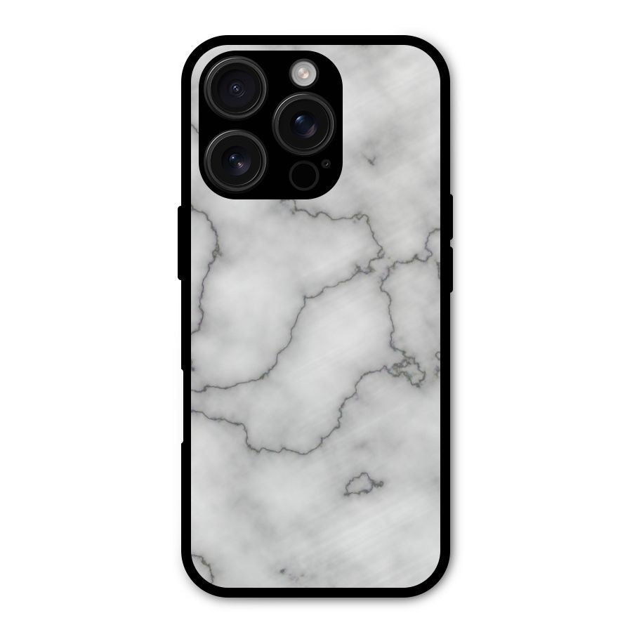 Grey Marble Shockproof Hybrid Protection (Metal + TPU) Back Case Cover