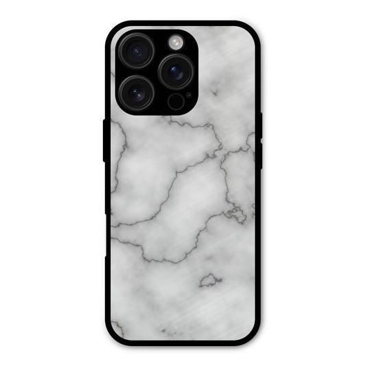 Grey Marble Shockproof Hybrid Protection (Metal + TPU) Back Case Cover