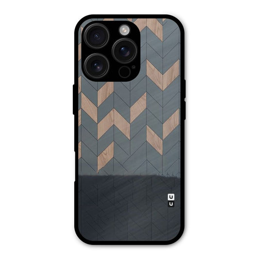 Greyish Wood Design Shockproof Hybrid Protection (Metal + TPU) Back Case Cover