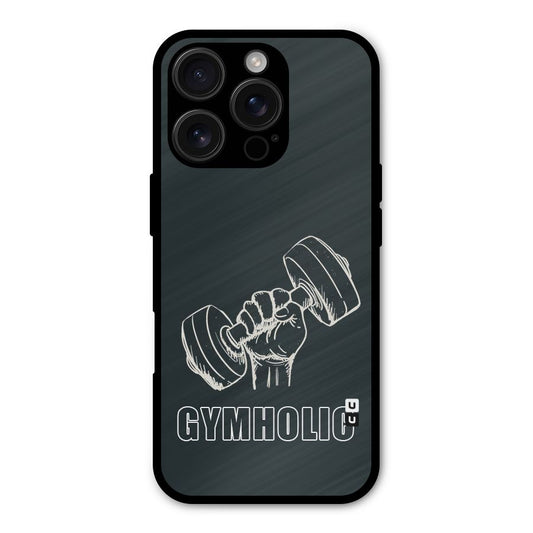 Gymholic Design Shockproof Hybrid Protection (Metal + TPU) Back Case Cover