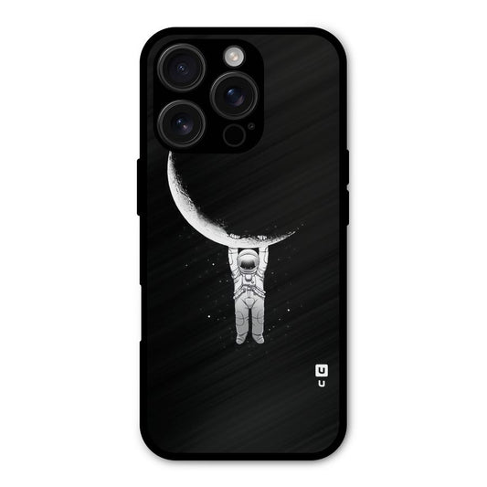 Hanging Astronaut Shockproof Hybrid Protection (Metal + TPU) Back Case Cover