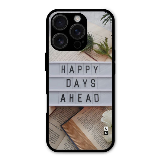 Happy Days Ahead Shockproof Hybrid Protection (Metal + TPU) Back Case Cover