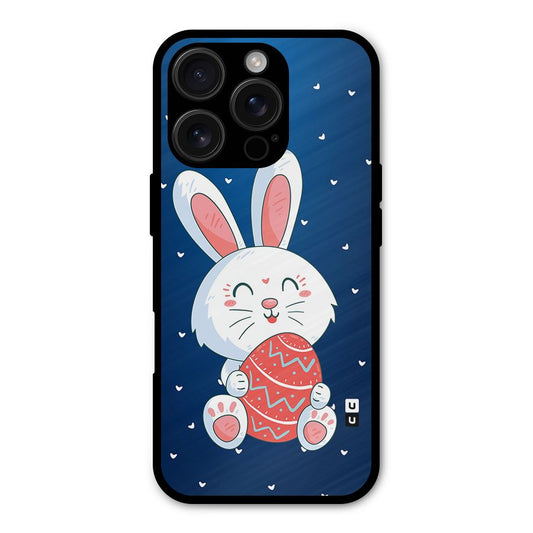 Happy Festive Bunny Shockproof Hybrid Protection (Metal + TPU) Back Case Cover