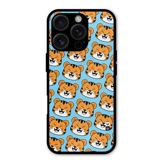 Happy Kitten Pattern Shockproof Hybrid Protection (Metal + TPU) Back Case Cover