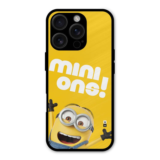 Happy Minion Shockproof Hybrid Protection (Metal + TPU) Back Case Cover