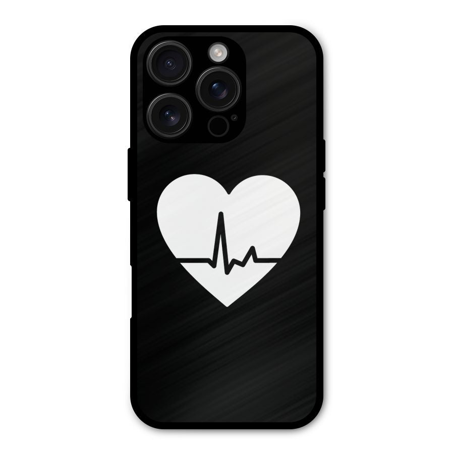 Heart Beat Shockproof Hybrid Protection (Metal + TPU) Back Case Cover