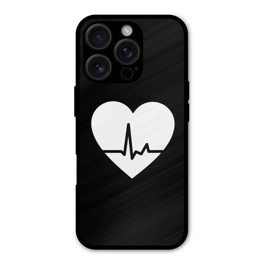 Heart Beat Shockproof Hybrid Protection (Metal + TPU) Back Case Cover