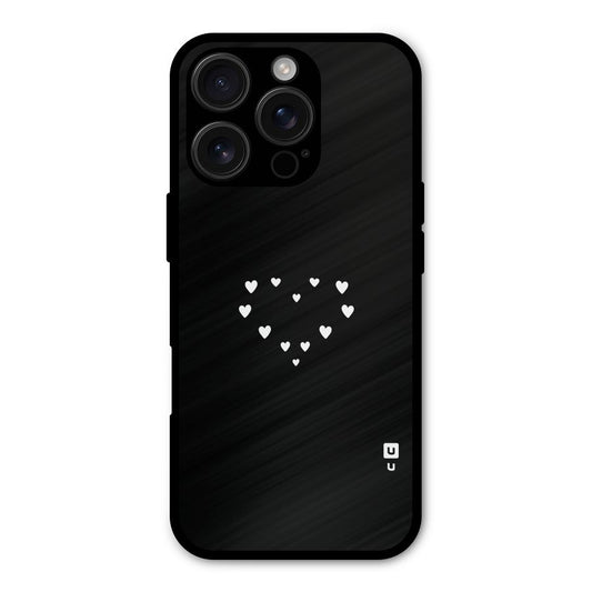 Heart of Hearts Shockproof Hybrid Protection (Metal + TPU) Back Case Cover