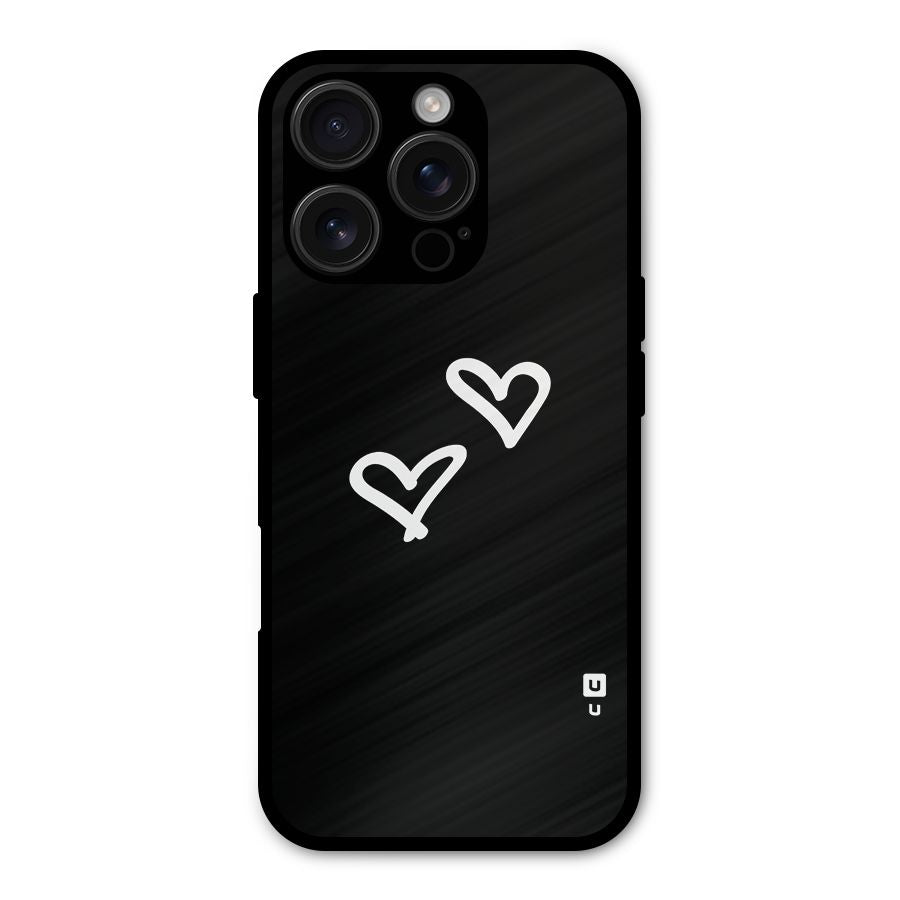 Hearts Love Shockproof Hybrid Protection (Metal + TPU) Back Case Cover