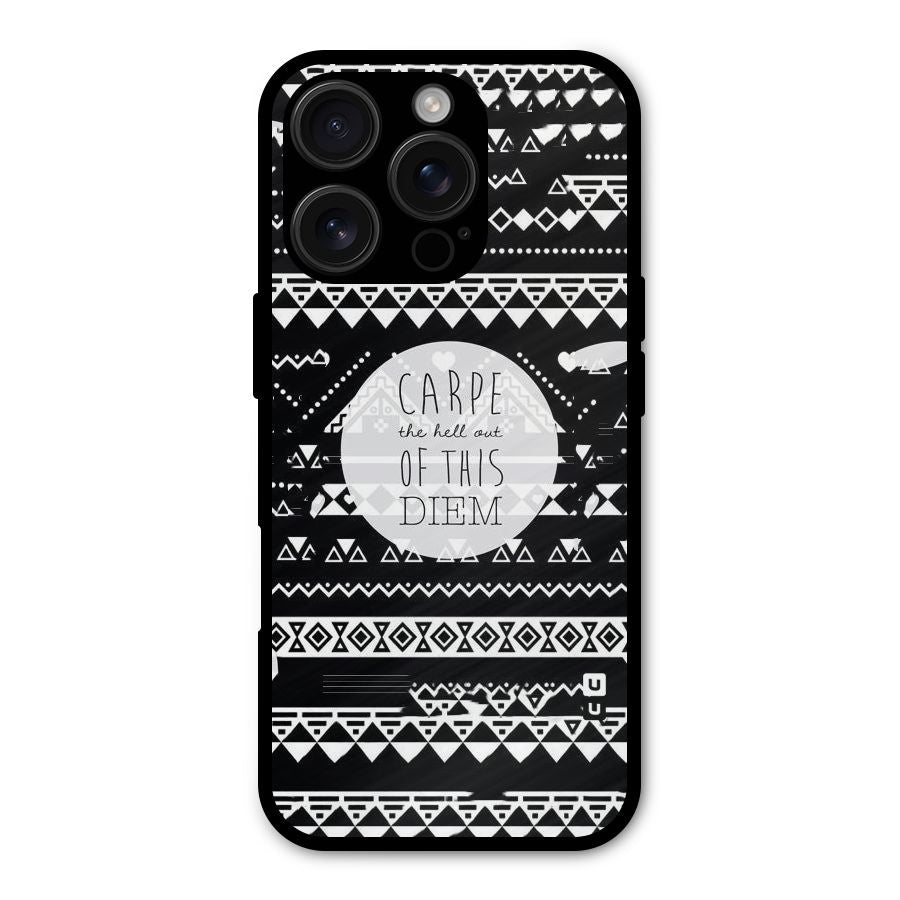 Hell Diem Shockproof Hybrid Protection (Metal + TPU) Back Case Cover