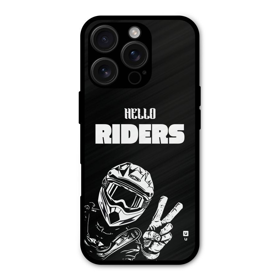 Hello Riders Shockproof Hybrid Protection (Metal + TPU) Back Case Cover