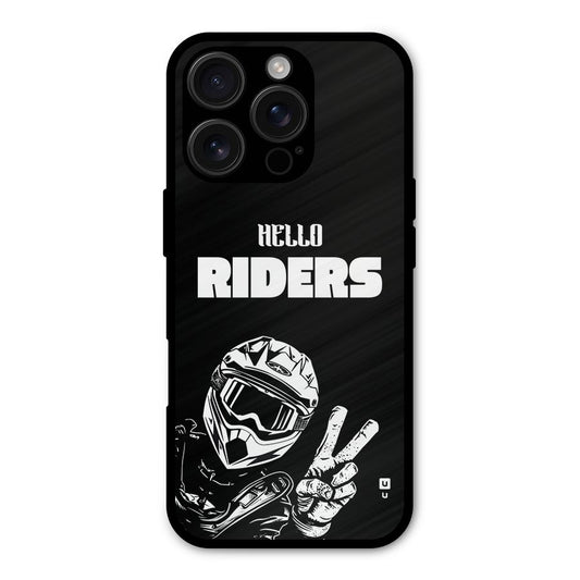 Hello Riders Shockproof Hybrid Protection (Metal + TPU) Back Case Cover