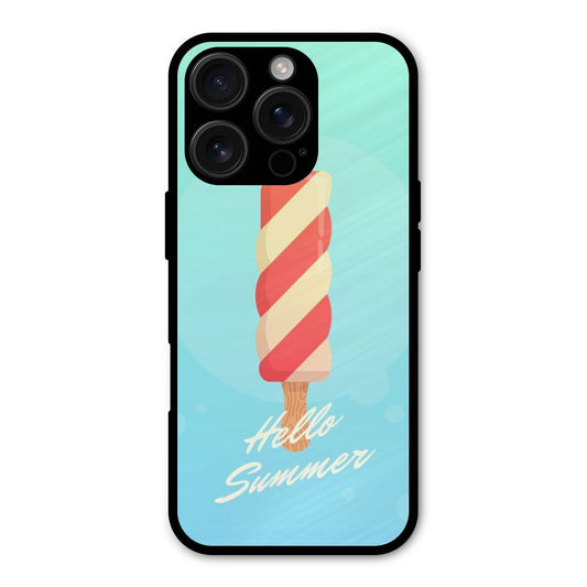 Hello Summer Shockproof Hybrid Protection (Metal + TPU) Back Case Cover