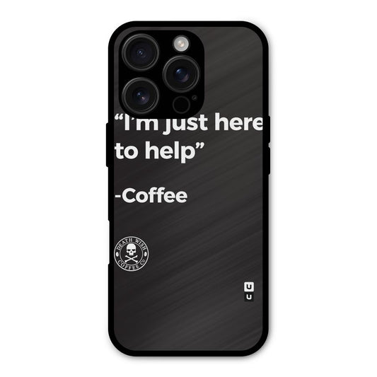 Here To Help Shockproof Hybrid Protection (Metal + TPU) Back Case Cover
