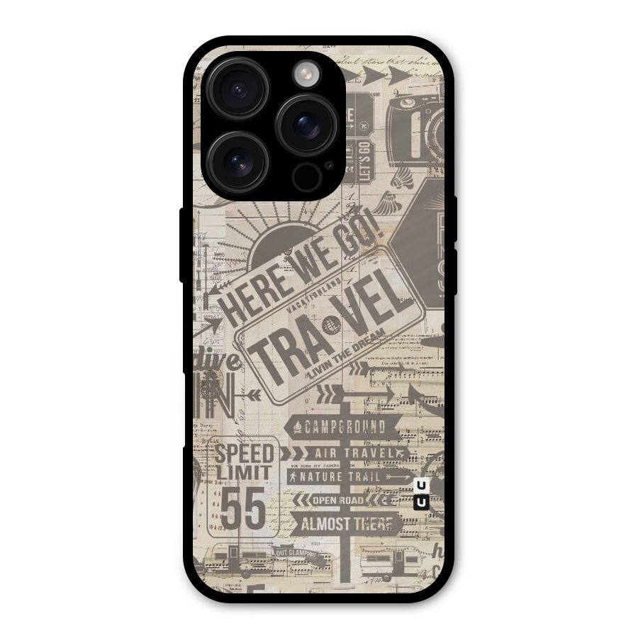 Here We Travel Shockproof Hybrid Protection (Metal + TPU) Back Case Cover
