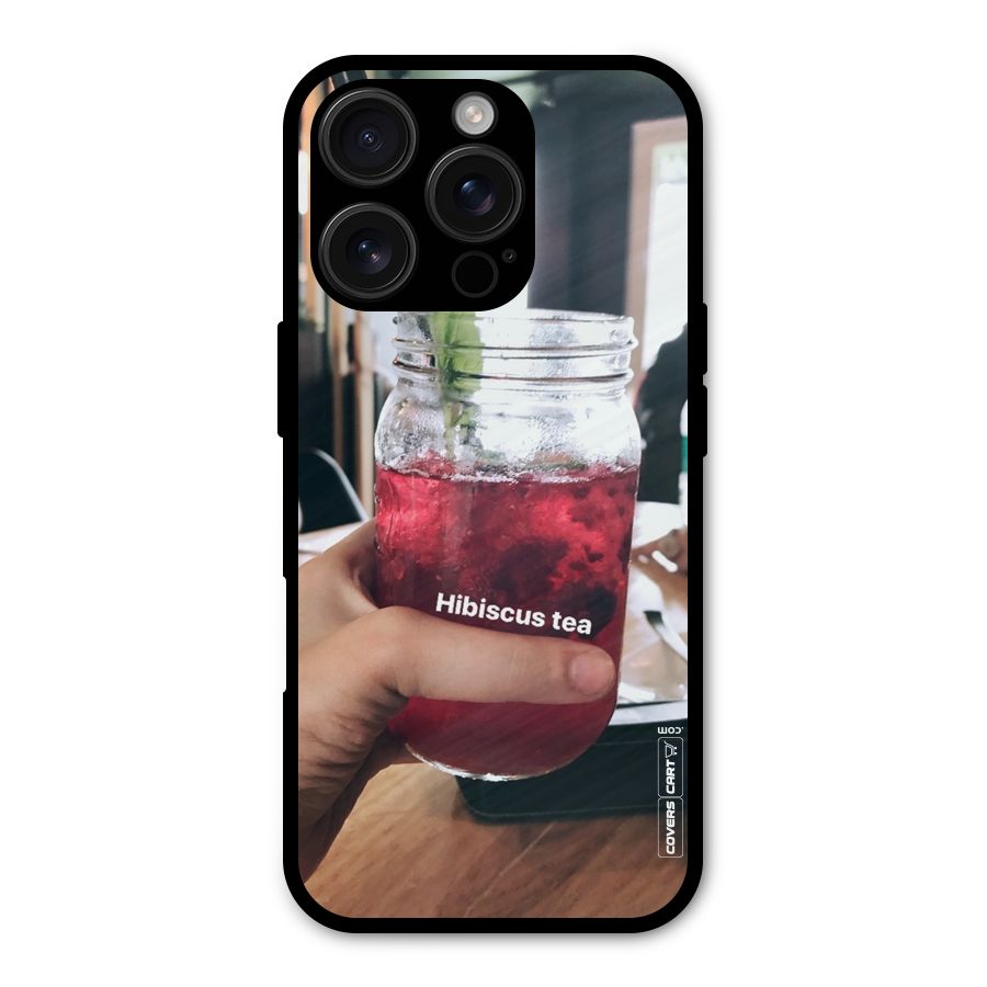 Hibiscus Tea Shockproof Hybrid Protection (Metal + TPU) Back Case Cover