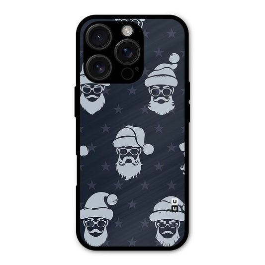 Hipster Santa Shockproof Hybrid Protection (Metal + TPU) Back Case Cover