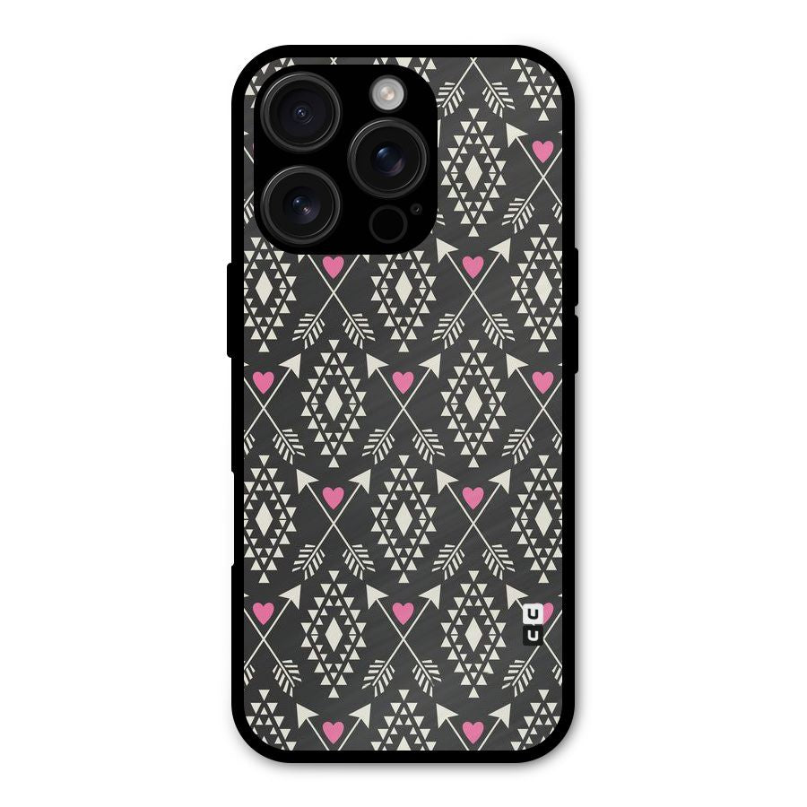 Hit Arrow Love Shockproof Hybrid Protection (Metal + TPU) Back Case Cover