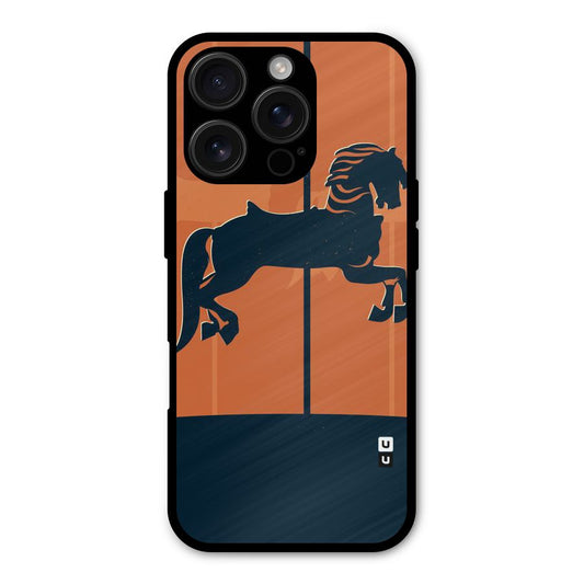 Horse Shockproof Hybrid Protection (Metal + TPU) Back Case Cover