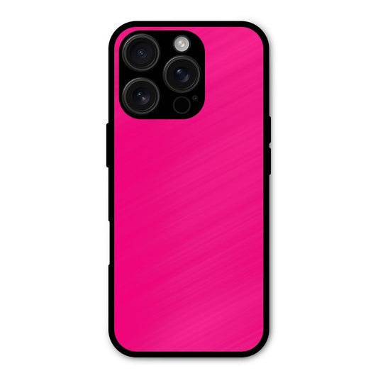 Hot Pink Shockproof Hybrid Protection (Metal + TPU) Back Case Cover