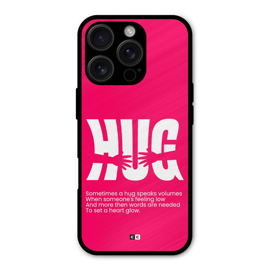 Hug Speaks Shockproof Hybrid Protection (Metal + TPU) Back Case Cover