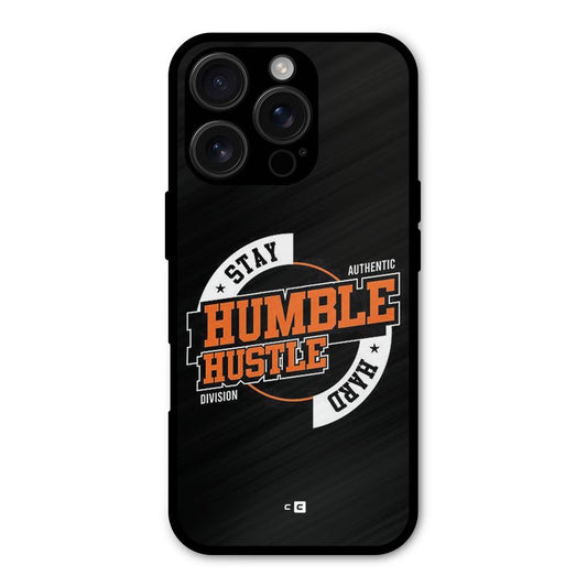 Humble Hustle Shockproof Hybrid Protection (Metal + TPU) Back Case Cover