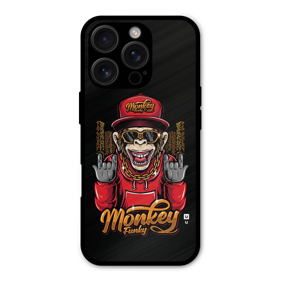 Hunky Funky Monkey Shockproof Hybrid Protection (Metal + TPU) Back Case Cover