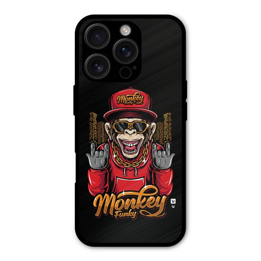 Hunky Funky Monkey Shockproof Hybrid Protection (Metal + TPU) Back Case Cover