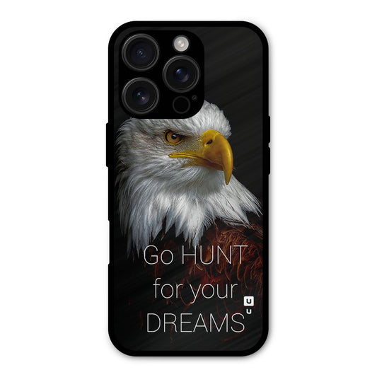 Hunt Your Dream Shockproof Hybrid Protection (Metal + TPU) Back Case Cover