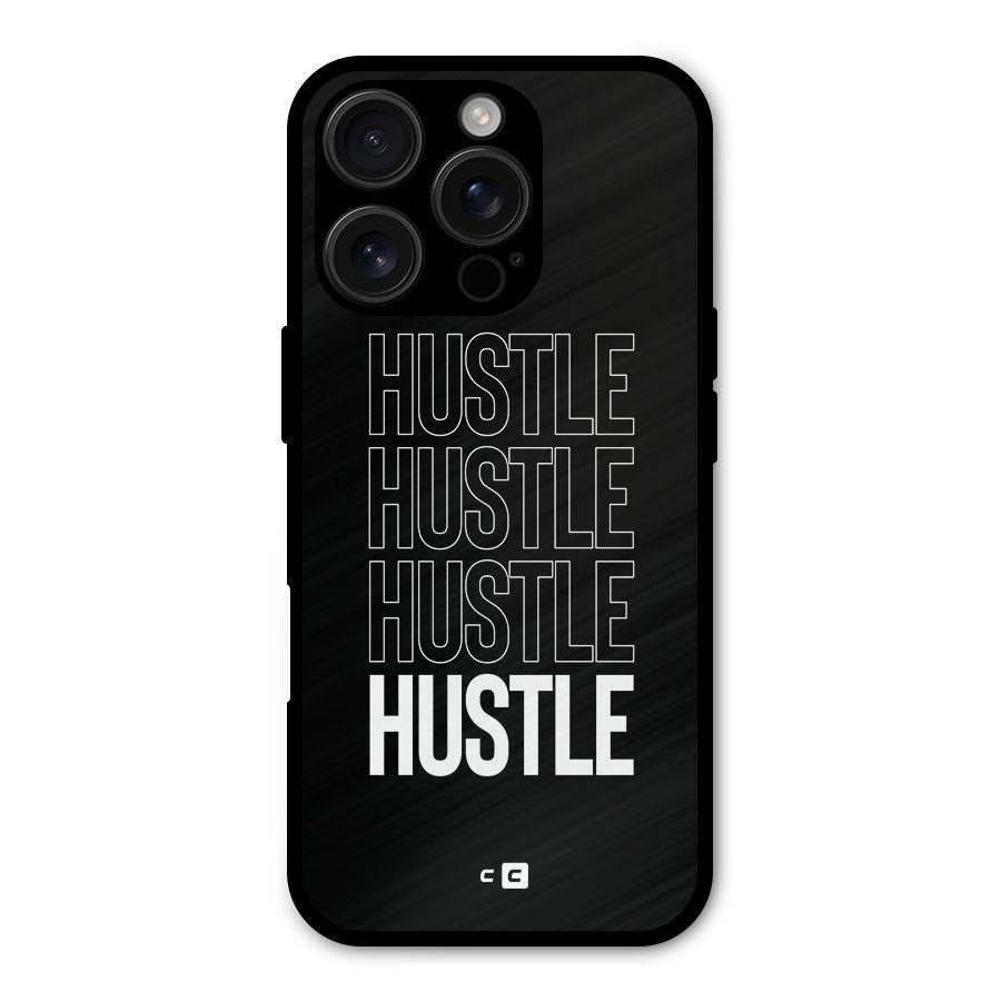 Hustle Hustle Hustle Shockproof Hybrid Protection (Metal + TPU) Back Case Cover