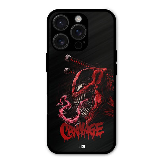 Hybrid Carnage Shockproof Hybrid Protection (Metal + TPU) Back Case Cover