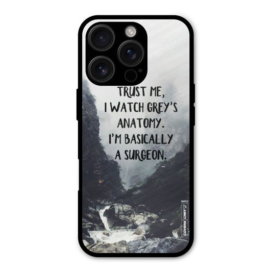 I Am A Surgeon Shockproof Hybrid Protection (Metal + TPU) Back Case Cover