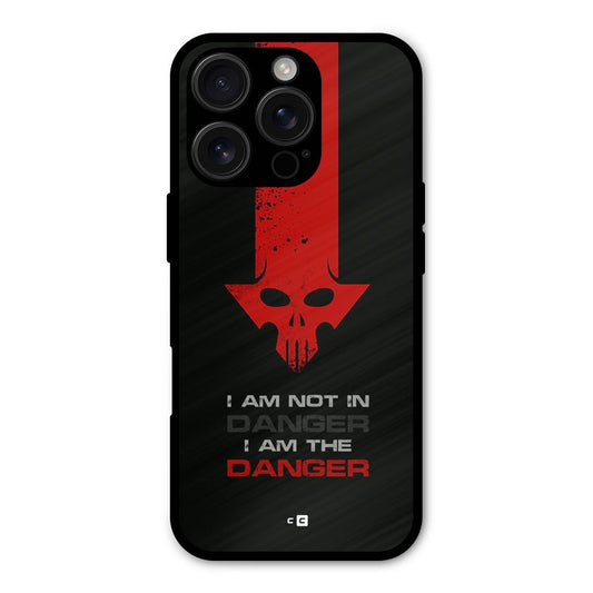 I Am Danger Shockproof Hybrid Protection (Metal + TPU) Back Case Cover