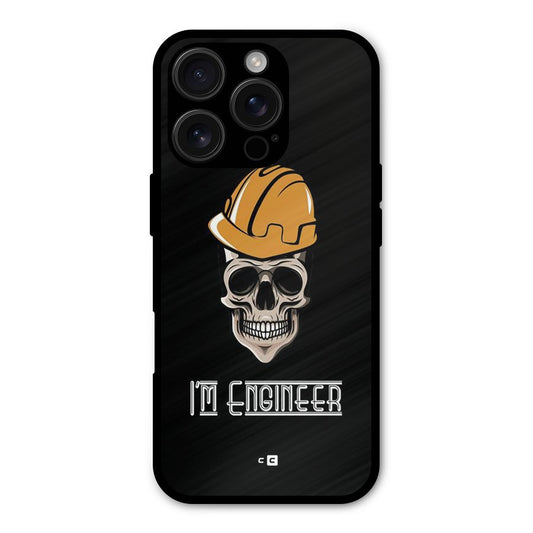 I Am Engineer Shockproof Hybrid Protection (Metal + TPU) Back Case Cover