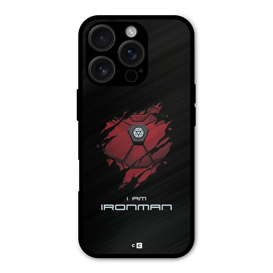 I Am Ironman Shockproof Hybrid Protection (Metal + TPU) Back Case Cover