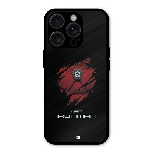 I Am Ironman Shockproof Hybrid Protection (Metal + TPU) Back Case Cover