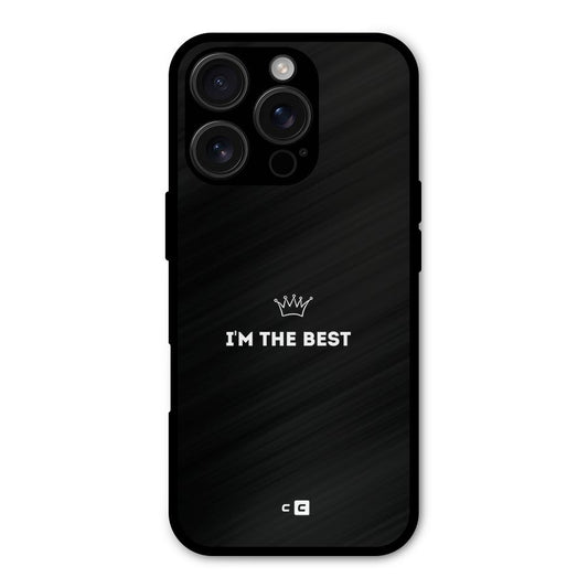 I Am The Best Shockproof Hybrid Protection (Metal + TPU) Back Case Cover