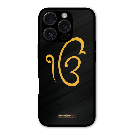 Ik Onkar Shockproof Hybrid Protection (Metal + TPU) Back Case Cover