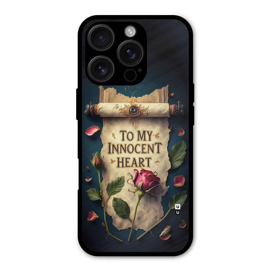 Innocence Of Heart Shockproof Hybrid Protection (Metal + TPU) Back Case Cover