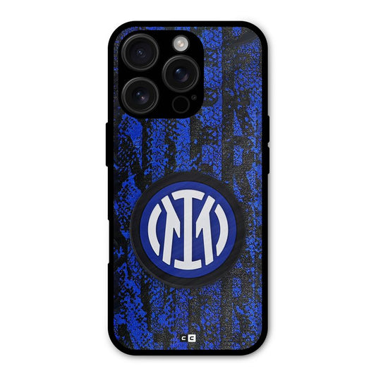 Inter Milan Texture Shockproof Hybrid Protection (Metal + TPU) Back Case Cover
