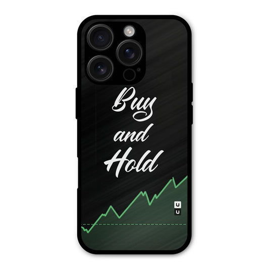 Investors Quote Buy and Hold Shockproof Hybrid Protection (Metal + TPU) Back Case Cover