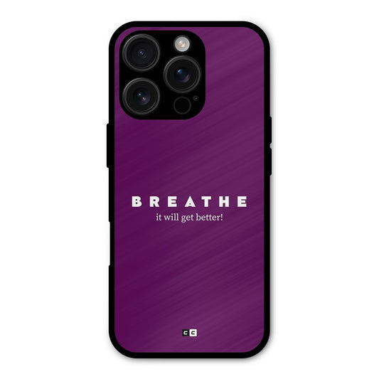 It Will Get Better Shockproof Hybrid Protection (Metal + TPU) Back Case Cover