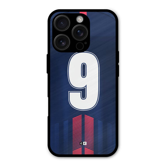 Jersy No 9 Shockproof Hybrid Protection (Metal + TPU) Back Case Cover