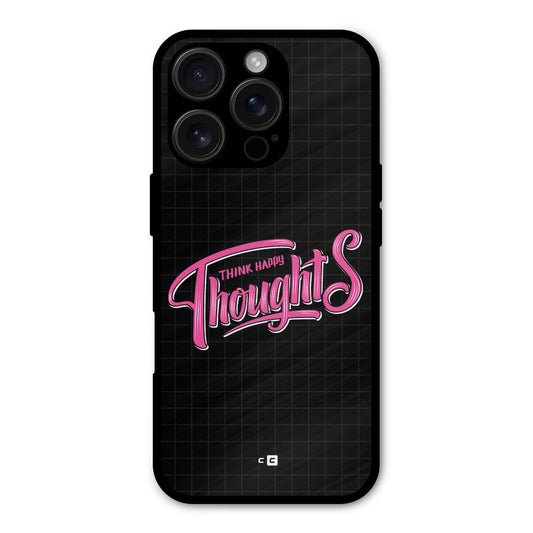 Joyful Thoughts Shockproof Hybrid Protection (Metal + TPU) Back Case Cover